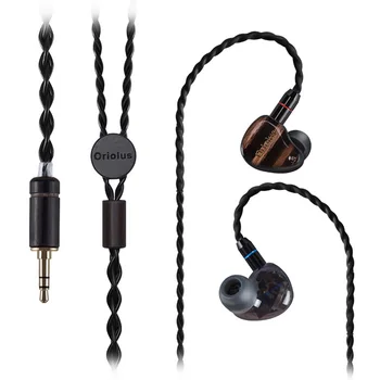 Ушите с электростатической хибридна технология Oriolus Percivali Водещите ушите с подвижен кабел 2PIN 0,78 мм
