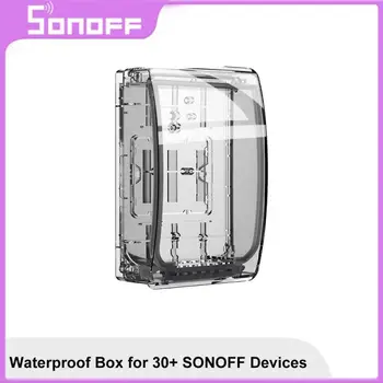 Разпределителните скоростна SONOFF Waterproof Box R2 с водоустойчив корпус, съвместима със серии BASIC/TH Elite/POW Elite/ NSPanel Pro/M5/TX