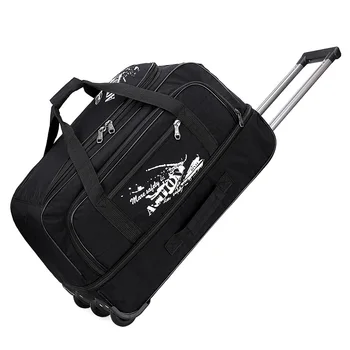 Пътна мъжки и дамски бизнес чанта с общо предназначение от плат Оксфорд, водоустойчив сгъваема чанта за багаж, чанта за теглене