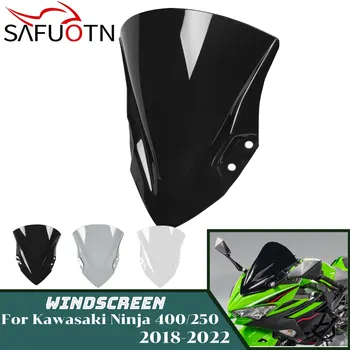 Ninja400 Ninja250 на предното стъкло, предното стъкло за Kawasaki Ninja 400 250 2018-2023 мотоциклет ветрозащитный екран Аксесоари за отражател