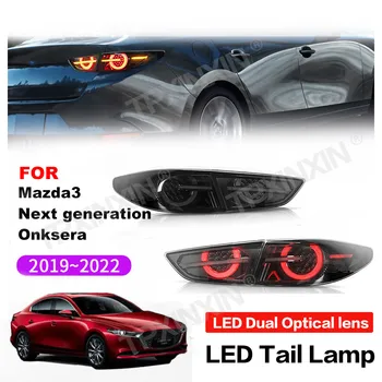 За Mazda Axela 3 2019-2022 LED Задна Светлина, Фар, Стоп-Сигнал В Събирането, автоаксесоари, Около Лампата, Модификация на Автомобила, Задна Светлина