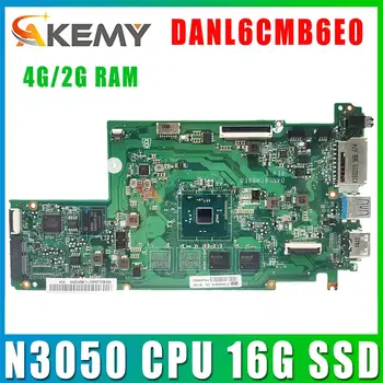 DANL6CMB6E0 за Lenovo Chromebook N22 дънна Платка на лаптоп 5B20L13245 дънна платка с процесор N3050 4G/2G RAM + 16G SSD Тестова работа