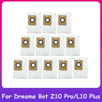 12 бр. нетъкан торба за прах за Xiaomi Dreame Bot Z10 Pro/L10 Plus, робот-прахосмукачка с автоматично опорожнением, резервни части за замяна на