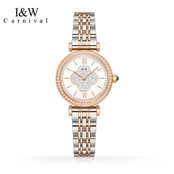 Кралят марка, дамски модни часовници, водоустойчиви гривна, дамски ежедневни кварцов ръчен часовник с кристали за момичета, дамски часовници 2023 Reloj Mujer