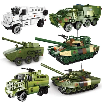 Новата руска военна серия Xingbao, бронирани автомобили, транспортен камион, танк 